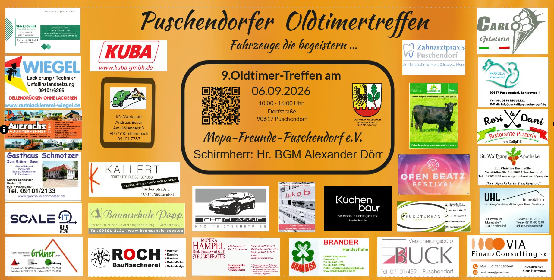 Sponsoren des Puschendorfer Oldtimertreffens