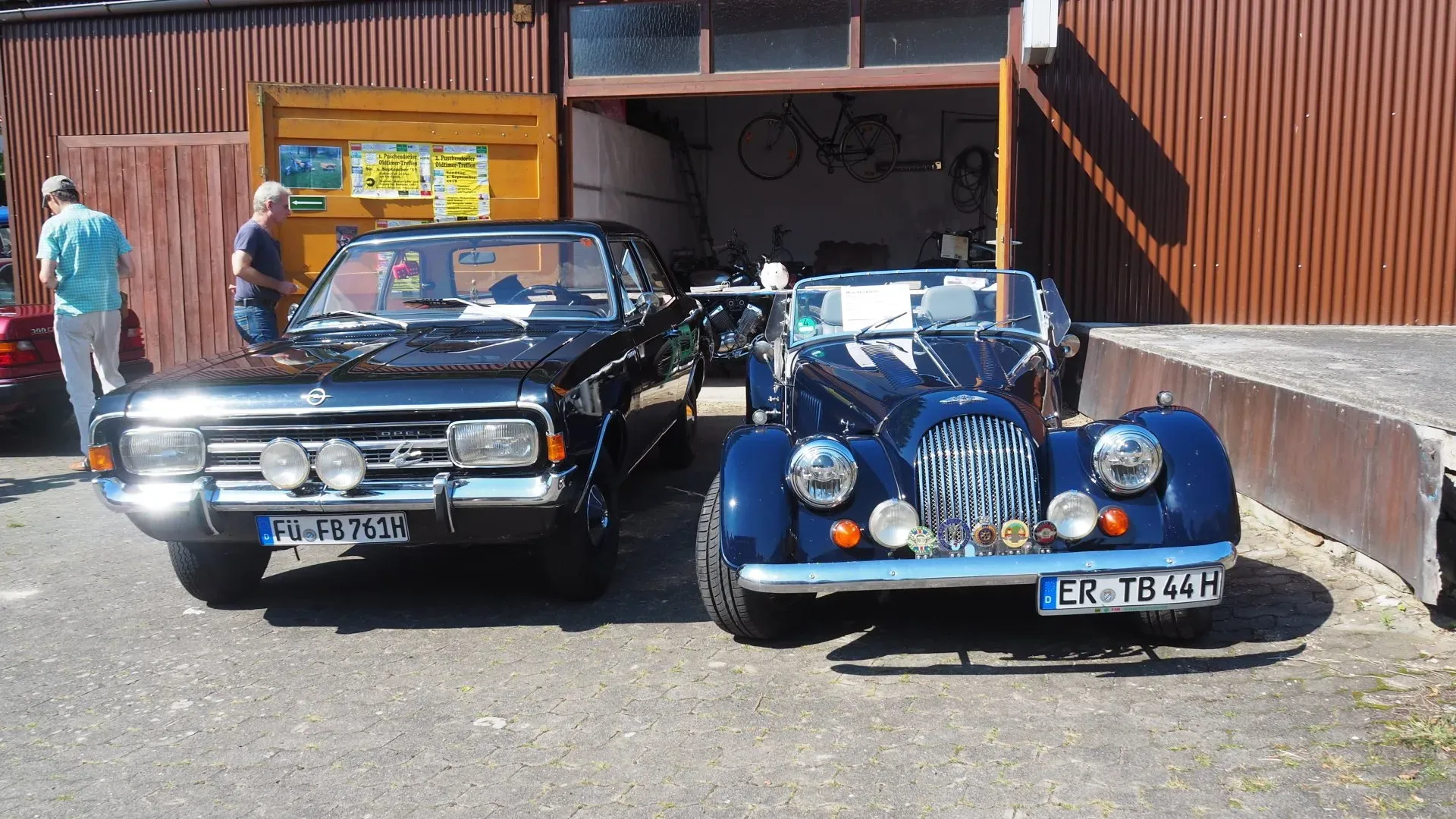 Oldtimer in der Garage